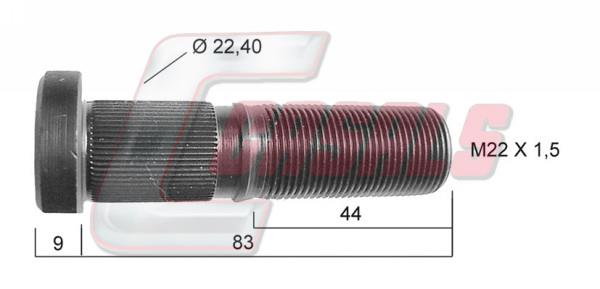 Casals 21283 Radbolzen 21283: Kaufen Sie zu einem guten Preis in Polen bei 2407.PL!