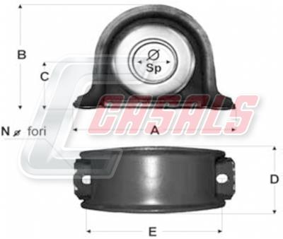 Casals ST10 Cardan shaft suspension ST10: Buy near me in Poland at 2407.PL - Good price!