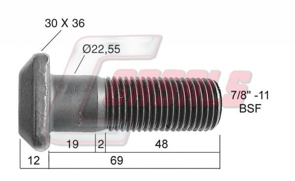 Casals 21305 Wheel bolt 21305: Buy near me at 2407.PL in Poland at an Affordable price!