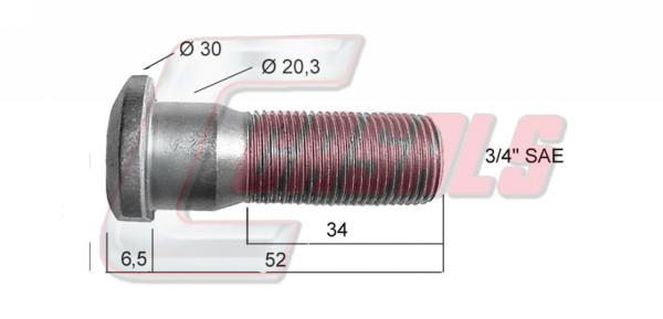 Casals 21426 Wheel bolt 21426: Buy near me in Poland at 2407.PL - Good price!