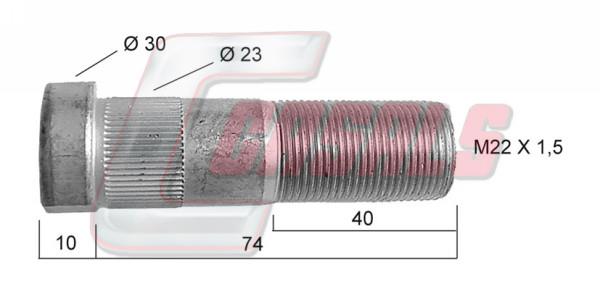 Casals 21404 Wheel bolt 21404: Buy near me in Poland at 2407.PL - Good price!
