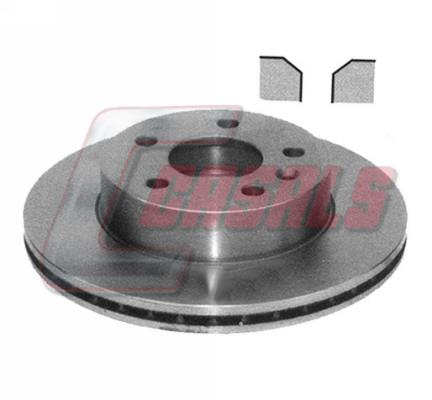 Casals 55216 Front brake disc ventilated 55216: Buy near me in Poland at 2407.PL - Good price!