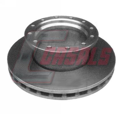Casals 55365 Rear ventilated brake disc 55365: Buy near me in Poland at 2407.PL - Good price!