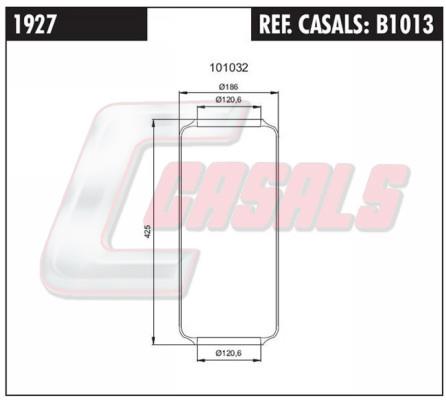 Casals B1013 Boot, air suspension B1013: Buy near me at 2407.PL in Poland at an Affordable price!