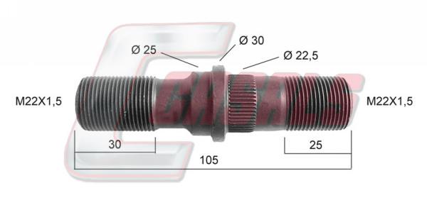 Casals 21405 Wheel bolt 21405: Buy near me in Poland at 2407.PL - Good price!