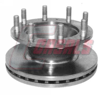 Casals 55367 Front brake disc ventilated 55367: Buy near me in Poland at 2407.PL - Good price!