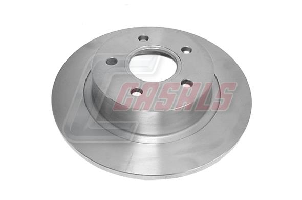 Casals 55504 Rear brake disc, non-ventilated 55504: Buy near me in Poland at 2407.PL - Good price!