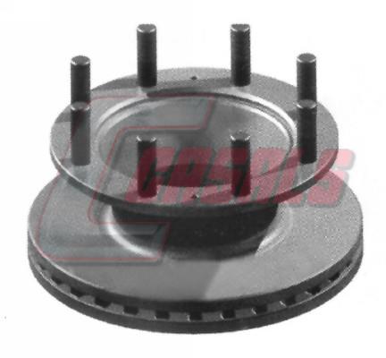 Casals 55455 Front brake disc ventilated 55455: Buy near me in Poland at 2407.PL - Good price!