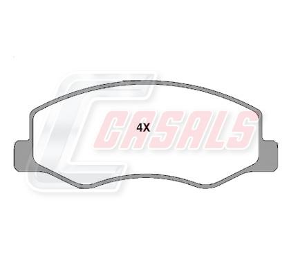 Casals BKM172 Brake Pad Set, disc brake BKM172: Buy near me in Poland at 2407.PL - Good price!