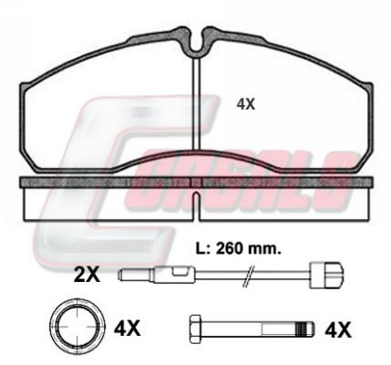 Casals BKM1390 Brake Pad Set, disc brake BKM1390: Buy near me in Poland at 2407.PL - Good price!