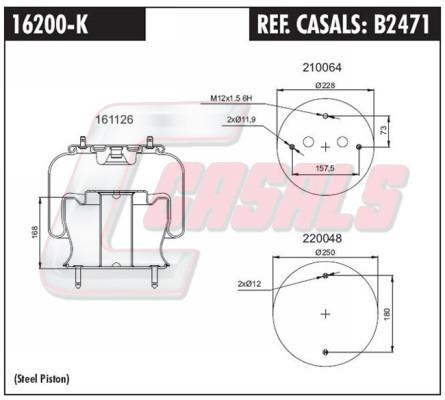 Casals B2471 Boot, air suspension B2471: Buy near me at 2407.PL in Poland at an Affordable price!