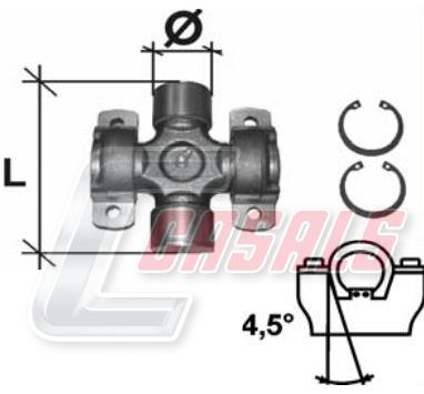 Casals CR28 CV joint CR28: Buy near me at 2407.PL in Poland at an Affordable price!