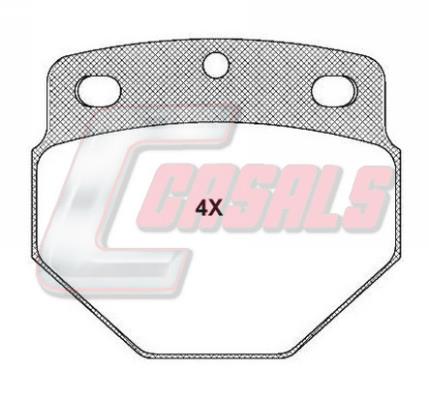 Casals BKM594 Brake Pad Set, disc brake BKM594: Buy near me in Poland at 2407.PL - Good price!