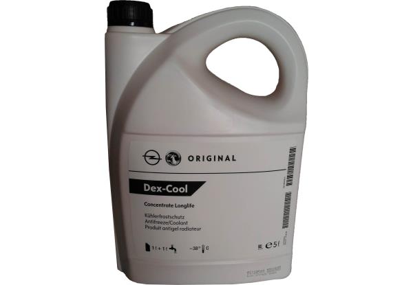 Opel 19 40 678 Antifreeze concentrate G12 DEX-COOL LONGLIFE, red, 5 l 1940678: Buy near me in Poland at 2407.PL - Good price!