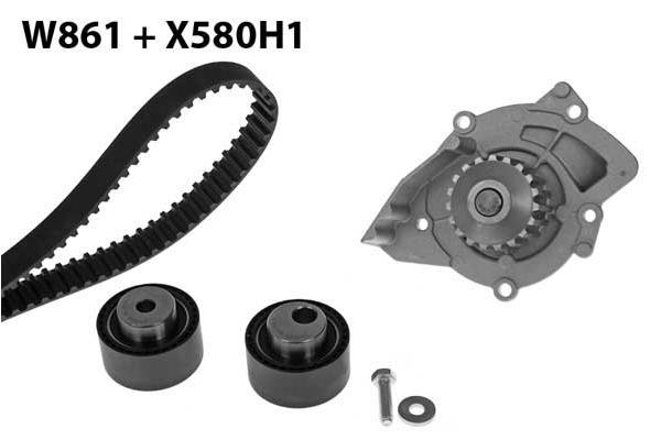 MGA 861K2 TIMING BELT KIT WITH WATER PUMP 861K2: Buy near me in Poland at 2407.PL - Good price!