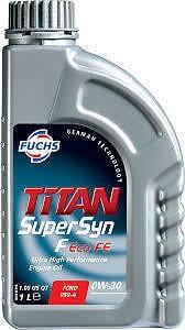 Fuchs 601223389 Моторное масло FUCHS TITAN SUPERSYN F ECO-FE 0W-30, 1л 601223389: Купить в Польше - Отличная цена на 2407.PL!