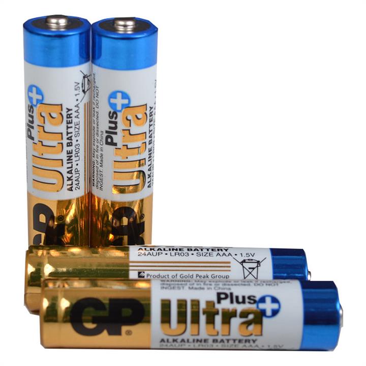 GP Batteries 25-1062 Bateria Alkaaline AAA Ultra plus (24AUPHM-2UE4, LR03, AUP) GP 1.5V, 4 pcs. 251062: Dobra cena w Polsce na 2407.PL - Kup Teraz!