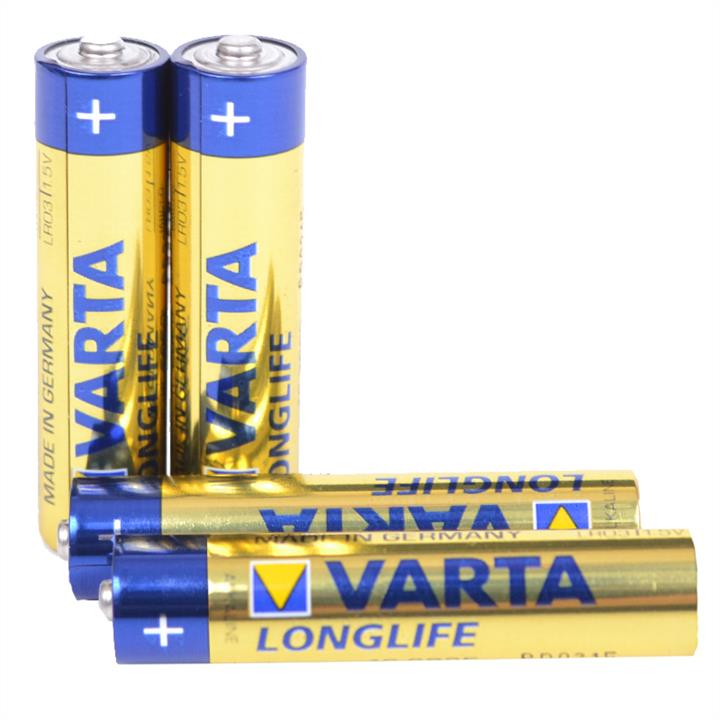 Varta 149-1002BLISTER Bateria alkaliczna AAA Longlife (4103, LR03) 1,5 V, 4 szt. 1491002BLISTER: Dobra cena w Polsce na 2407.PL - Kup Teraz!