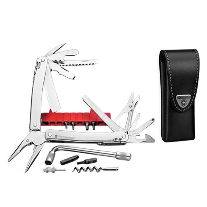 Victorinox 3.0238.L Multitool Swisstool Spirit Plus (105 mm i 13 elementów), z futerałem skórzanym 30238L: Dobra cena w Polsce na 2407.PL - Kup Teraz!