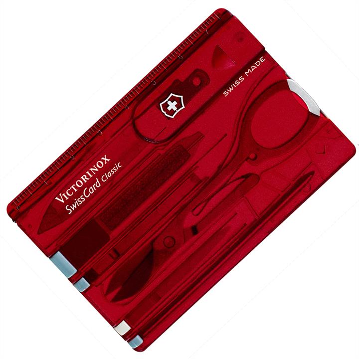 Victorinox 0.7100.T Swisscard Kit (82x54x4mm 10 funkcji), czerwony 07100T: Dobra cena w Polsce na 2407.PL - Kup Teraz!