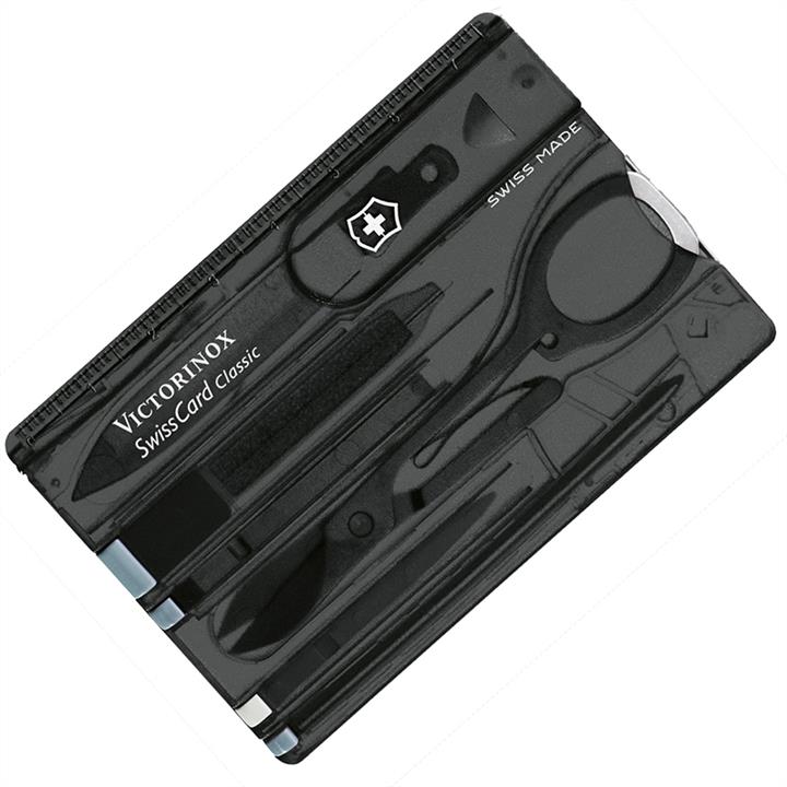Victorinox 0.7333.T3 Swisscard Lite Kit with flashlight (82x54x4mm, 12 functions), black 07333T3: Buy near me in Poland at 2407.PL - Good price!