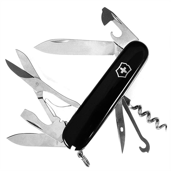 Victorinox 1.3703.3 Нож складной, мультитул Victorinox Climber (91мм, 14 функций), черный 1.3703.3 137033: Отличная цена - Купить в Польше на 2407.PL!