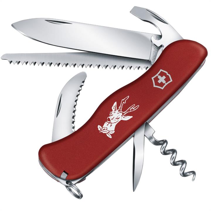Victorinox  0.8573 Нож складной, мультитул Victorinox Hunter (111мм, 12 функций), красный 0.8573 08573: Отличная цена - Купить в Польше на 2407.PL!
