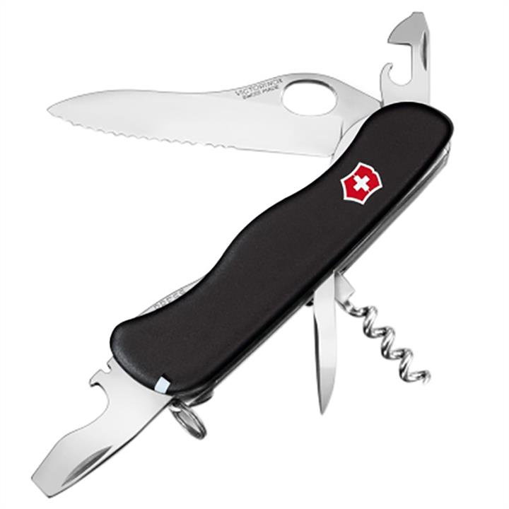 Victorinox 0.8353.MW3 Нож складной, мультитул Victorinox Nomad One Hand (111мм, 11 функций), черный 0.8353.MW3 08353MW3: Отличная цена - Купить в Польше на 2407.PL!