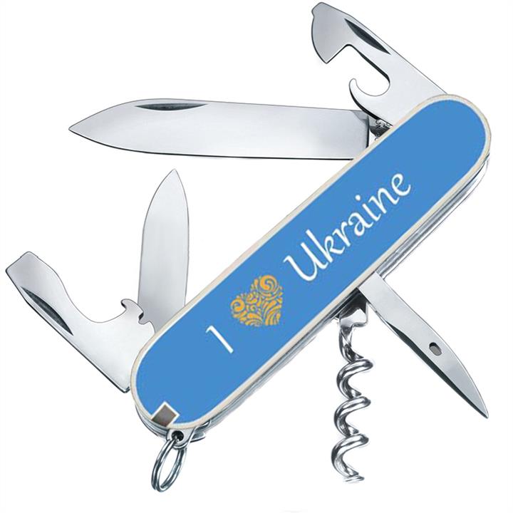 Victorinox 1.3603.3R11 Nóż składany, multitool victorinox spartan ukraina miłość ukraina (91mm, 12funktsy), biały 1.3603.3r11 136033R11: Dobra cena w Polsce na 2407.PL - Kup Teraz!