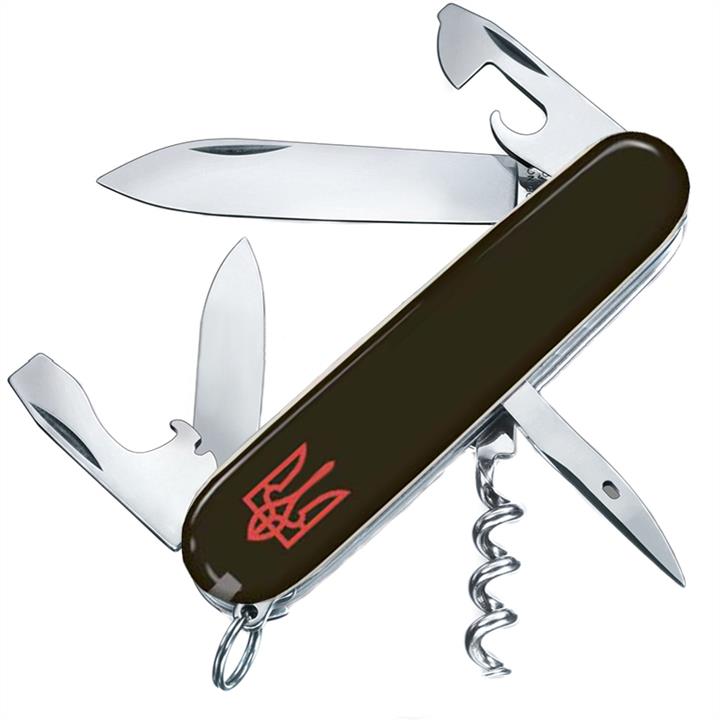 Victorinox 1.3603.7R1-BLACK Нож складной, мультитул Victorinox Spartan Ukraine Трезубец (91мм, 12 функций), черный 1.3603.7R1 136037R1BLACK: Отличная цена - Купить в Польше на 2407.PL!