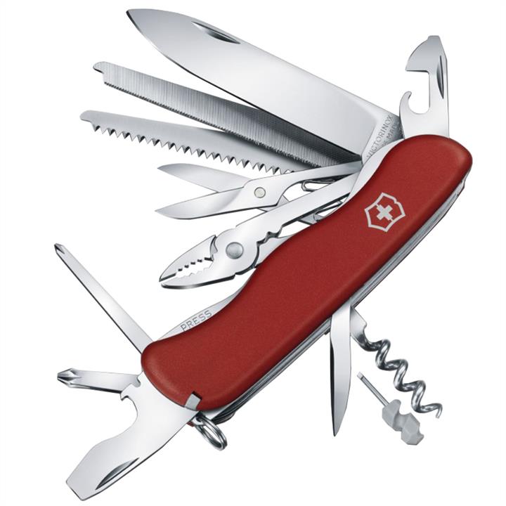 Victorinox  0.8564 Нож складной, мультитул Victorinox Workchamp (111мм, 21 функций), красный 0.8564 08564: Отличная цена - Купить в Польше на 2407.PL!