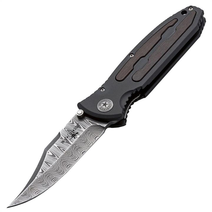 Boker 11KAL70DAM Ніж складаний Boker Kalashnikov 70th Damast (довжина: 229мм, лезо: 100мм), чорний 11KAL70DAM: Приваблива ціна - Купити у Польщі на 2407.PL!