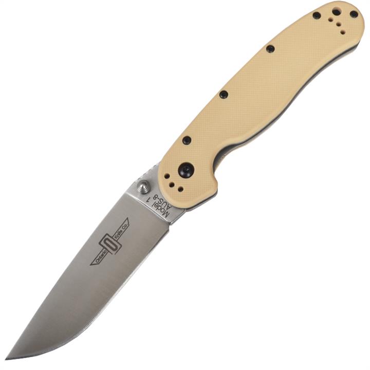 Ontario 169-1005-TAN Нож складной Ontario RAT-1 (длина: 219мм, лезвие: 84мм, сатин), tan 8848DT 1691005TAN: Отличная цена - Купить в Польше на 2407.PL!