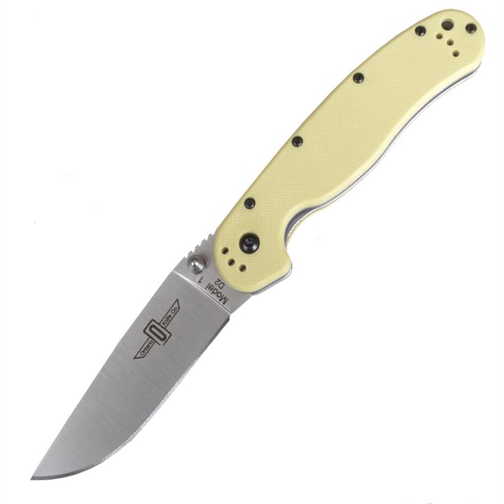 Ontario 169-1007-TAN Нож складной Ontario RAT-1 D2 (длина: 216мм, лезвие: 89мм, сатин), tan 8867TN 1691007TAN: Отличная цена - Купить в Польше на 2407.PL!