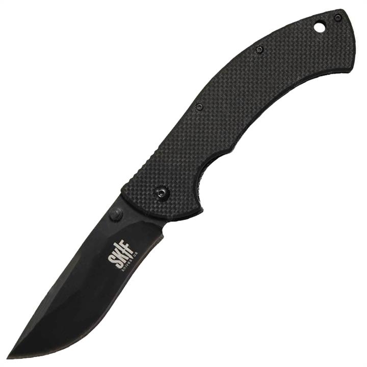 Skif 565BL Нож складной Skif 565BL (длина: 230мм, лезвие: 100мм, черное), черный, чехол кожа 565BL: Отличная цена - Купить в Польше на 2407.PL!