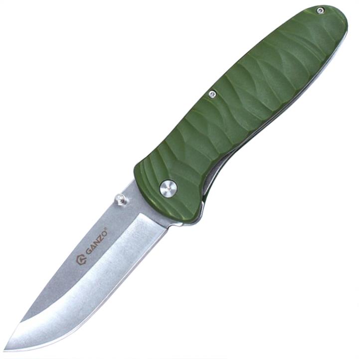 Ganzo G6252-GR Składany nóż ganzo g6252 (długość 210 mm, stal: 89 mm, satyna), zieleń G6252GR: Atrakcyjna cena w Polsce na 2407.PL - Zamów teraz!