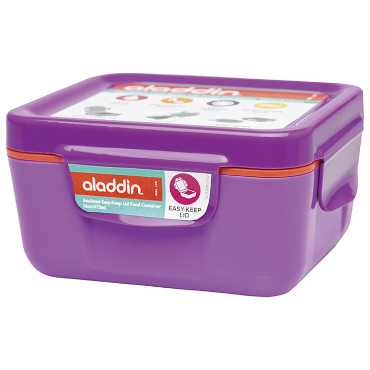 Aladdin 6939236333887 Thermo-lunch box łatwy zachować (0.47l) fioletowy 6939236333887: Dobra cena w Polsce na 2407.PL - Kup Teraz!