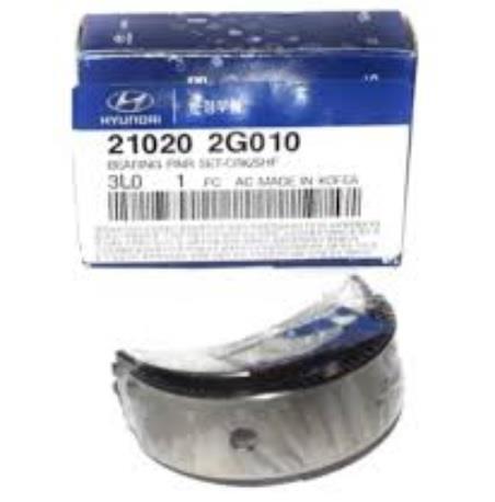 Półpanewka czopu głównego, para Hyundai&#x2F;Kia 21020 2G010