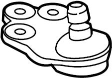 Mazda B455-34-550 Ball joint B45534550: Buy near me in Poland at 2407.PL - Good price!