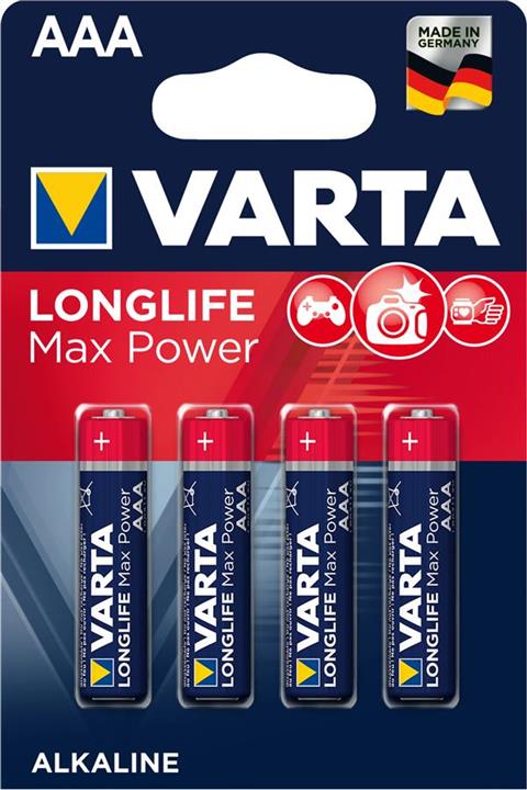 Varta 04703101404 Bateria AAA Longlife Max Power (4 szt.) 04703101404: Dobra cena w Polsce na 2407.PL - Kup Teraz!