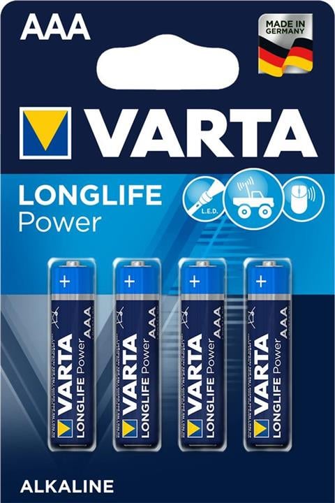 Varta 04903121414 Battery Longlife Power AAA LR03 04903121414: Buy near me in Poland at 2407.PL - Good price!