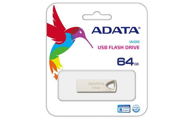 ADATA AUV210-64G-RGD Накопичувач Flash A-DATA USB 2.0 AUV 210 64Gb Golden AUV21064GRGD: Приваблива ціна - Купити у Польщі на 2407.PL!