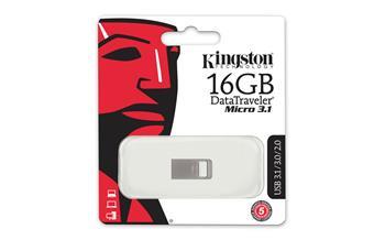Kingston DTMC3/16GB Kingston 16 GB USB 3.1 DT Micro Metal Silver DTMC316GB: Atrakcyjna cena w Polsce na 2407.PL - Zamów teraz!