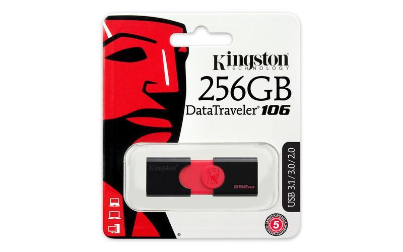 Kingston DT106/256GB Накопичувач Kingston 256GB USB 3.0 DT106 DT106256GB: Приваблива ціна - Купити у Польщі на 2407.PL!