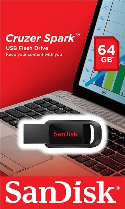 Sandisk SDCZ61-064G-G35 Накопичувач SanDisk 64GB USB Cruzer Spark SDCZ61064GG35: Приваблива ціна - Купити у Польщі на 2407.PL!
