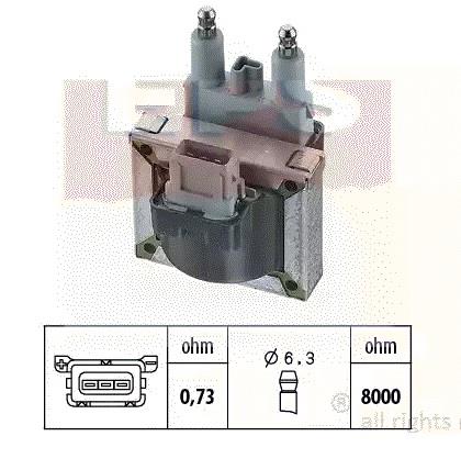 Eps 1.970.276 Ignition coil 1970276: Buy near me in Poland at 2407.PL - Good price!