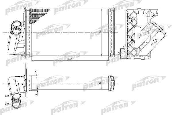 Patron PRS2070 Радіатор опалювача салону PRS2070: Приваблива ціна - Купити у Польщі на 2407.PL!