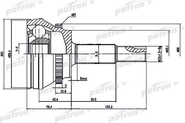 Patron PCV1559 Wellengelenk PCV1559: Kaufen Sie zu einem guten Preis in Polen bei 2407.PL!