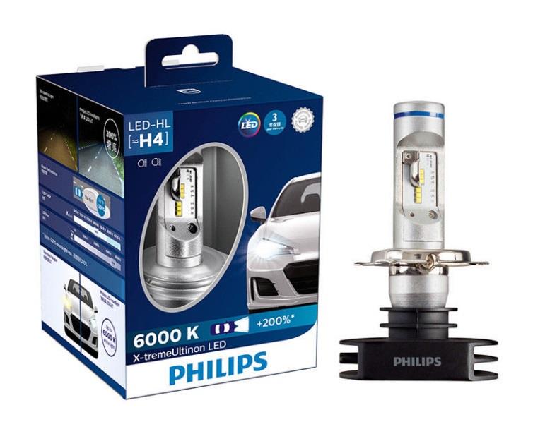 Philips 12953BWX2 LED bulbs kit Philips X-TremeUltinon LED H4 12V 9,3W 6300K (2 pc.) 12953BWX2: Buy near me in Poland at 2407.PL - Good price!
