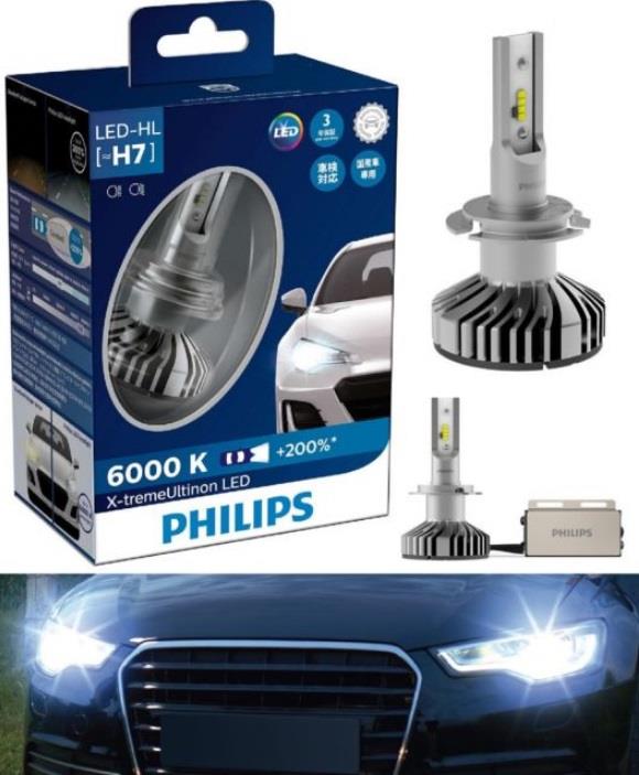 Philips 12985BWX2 Лампы светодиодные комплект Philips X-TremeUltinon LED H7 12V 6500K (2 шт.) 12985BWX2: Отличная цена - Купить в Польше на 2407.PL!